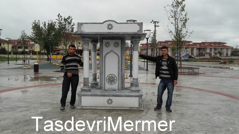 Mermer Çeşme Afyon Gri 4 Yönlü